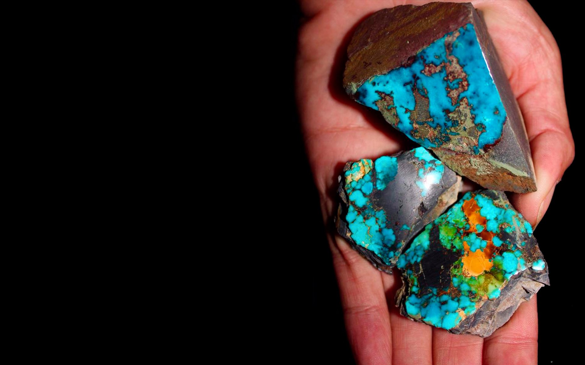 From the ground directly to your hands